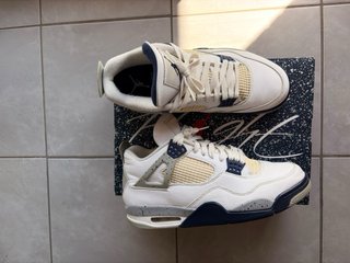 Jordan 4 Blu/Bianco