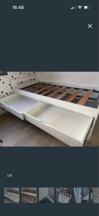 Cama individual 90 cm