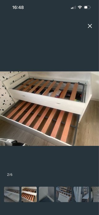 Cama individual 90 cm