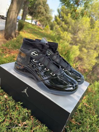 Jordan 17 Low Negro Charol Talla 45