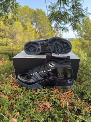 Jordan 17 Low Negro Charol Talla 45