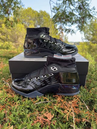 Jordan 17 Low Negro Charol Talla 45