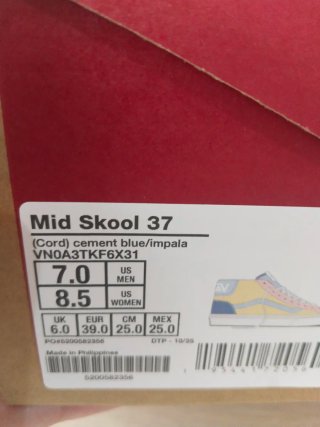 Vans Sk8-Mid Talla 39 Nuevas