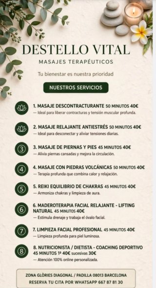 Masaje Terapéutico | 50 min