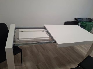 Mesa comedor ampliable + 6 sillas + mesita de cent