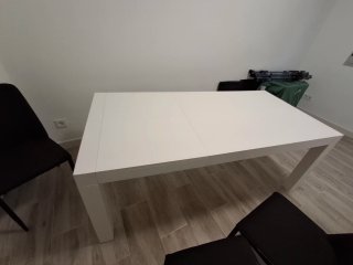 Mesa comedor ampliable + 6 sillas + mesita de cent