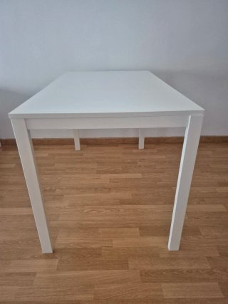 Mesa extensible Ikea blanca 70x80/120