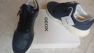 Geox Mujer Talla 38 Negro/Azul