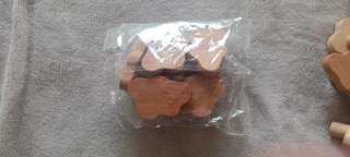Pomos Madera Nube (Pack 6)