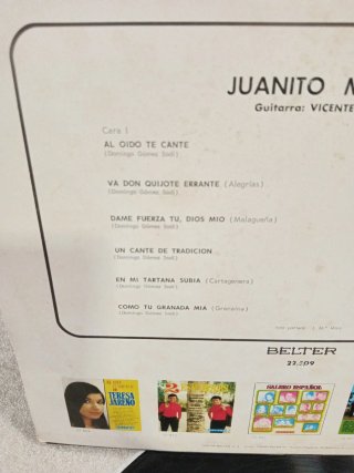 Juanito Maravillas - Disco Vinilo Belter