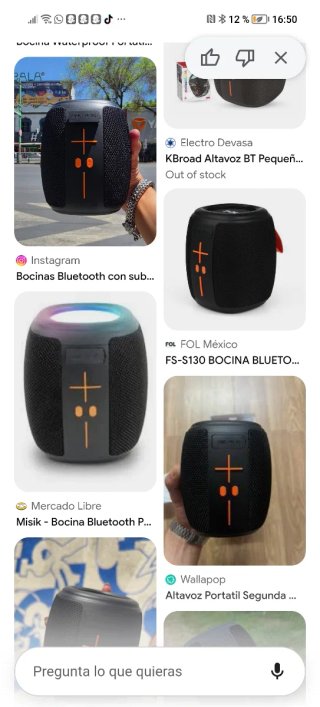 Altavoz Bluetooth FOL Negro