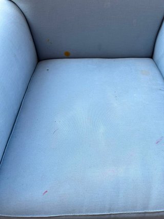 Sillón de lactancia tela y madera