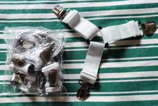 4 tensores elásticos em "Y" para roupa de cama