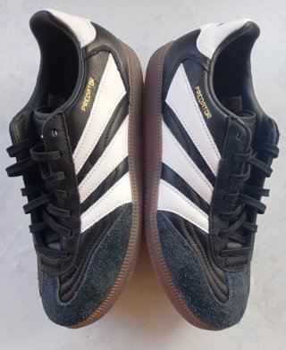 Adidas Predator Scarpe Uomo Nero Bianco