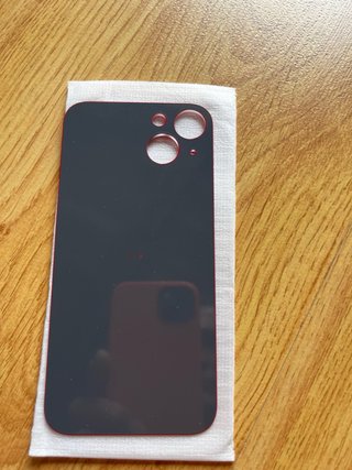 Cristal Trasero iPhone 13 (Negro, Azul, Rojo)