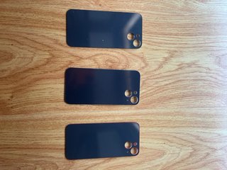 Cristal Trasero iPhone 13 (Negro, Azul, Rojo)