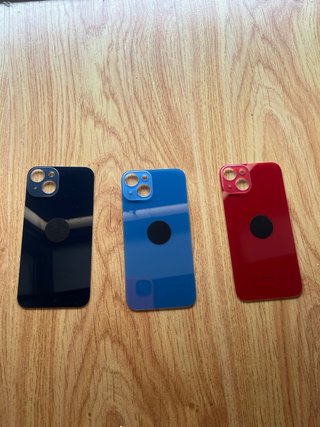 Cristal Trasero iPhone 13 (Negro)