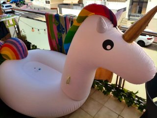 Flotador Gigante Unicornio XXL Piscina