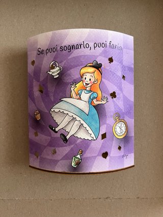 Lampada Alice Paese delle Meraviglie