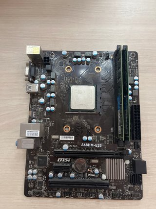 Placa Base MSI A68HM-E33 + AMD A8 7600 + 16GB