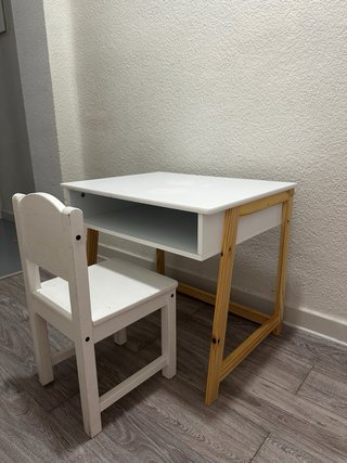 Mesa y Silla Infantil Estudio 3-6 Años