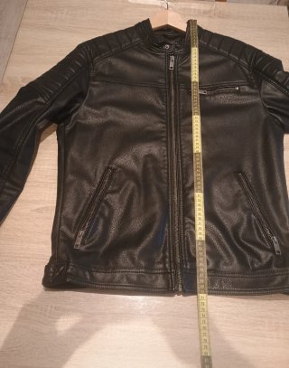 Chaqueta polipiel Jack & Jones Talla M Negra