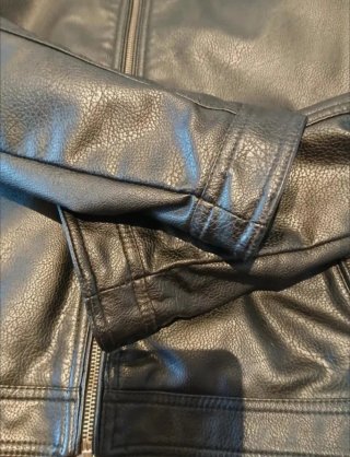 Chaqueta polipiel Jack & Jones Talla M Negra