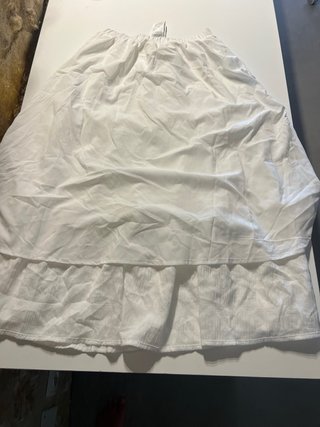 Falda larga blanca niña Shein Talla 9