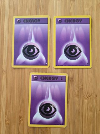 Lotto 9 Carte Pokémon Energia Vintage WotC ENG