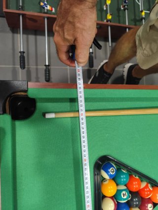 Mesa multijuegos: futbolín y  billar