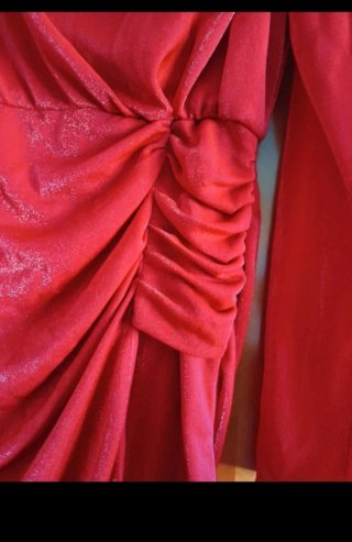 Vestido Bershka Rojo Talla XL