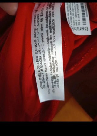 Vestido Bershka Rojo Talla XL