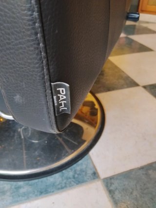 Sillón Peluquería Profesional Pahi Negro