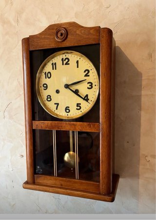 Reloj de Pared Madera con Péndulo