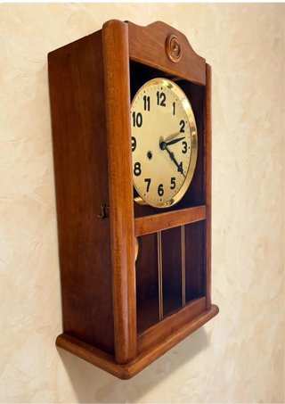 Reloj de Pared Madera con Péndulo