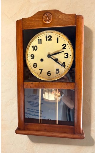 Reloj de Pared Madera con Péndulo