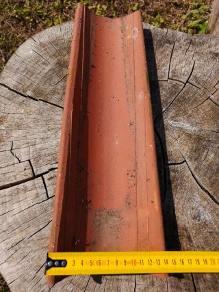 1.125 Tejas Cerámicas Curvas 40x15 cm + Ganchos