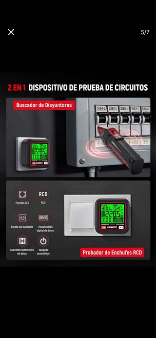KAIWEETS KT301E Buscacircuitos