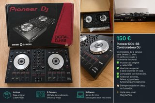 Controladora DJ Pioneer DDJ-SB