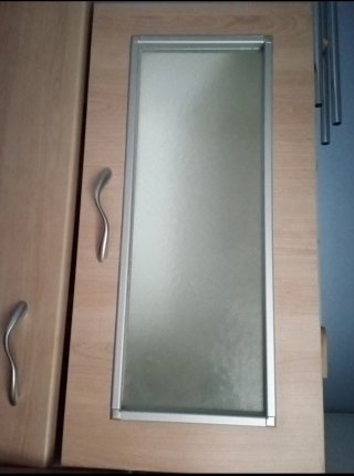Mueble alto cocina con puerta de cristal