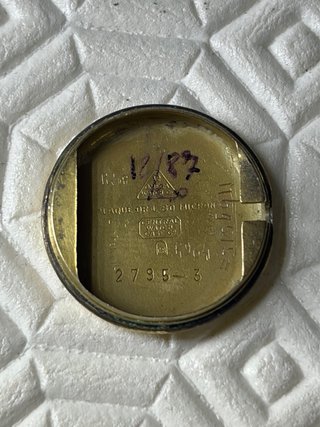 Omega Placcato Oro 80 Micron cal.244 Vintage 1954