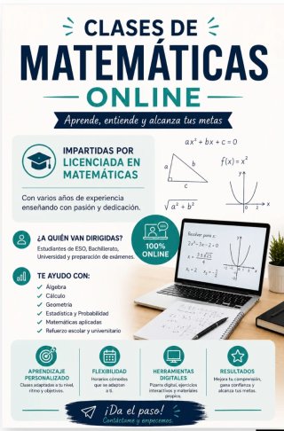 Clases particulares de Matemáticas Online.