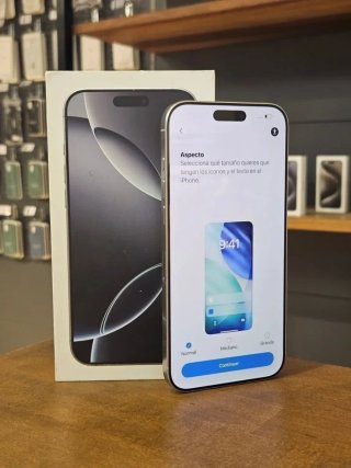 IPHONE 16 PRO MAX 256GB BLANCO BATERIA 88%