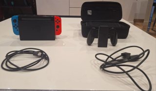 Nintendo Switch Completo Azul/Rojo