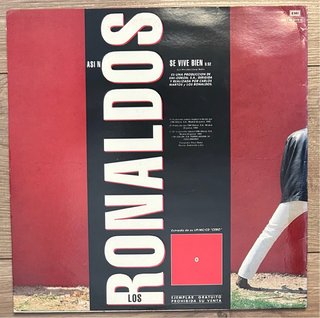 Vinilo Los Ronaldos - Así No Se Vive Bien