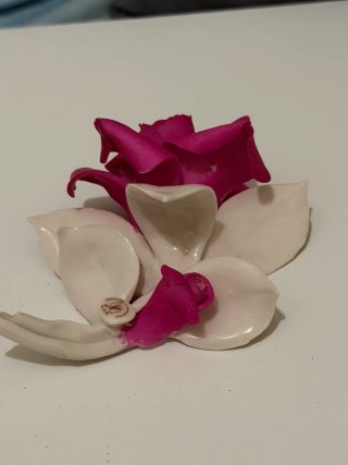 Bomboniera Capodimonte Rosa Beige