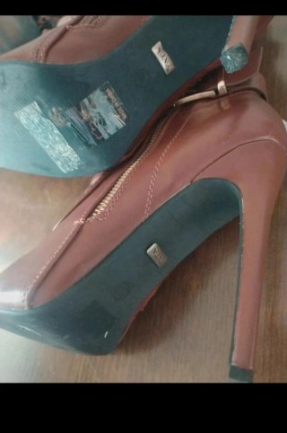 Botines Tata Marrón Tacón talla 39