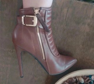 Botines Tata Marrón Tacón talla 39