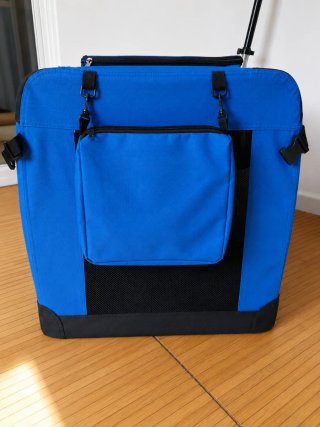 Transportín Plegable Perro Grande Azul