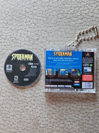 Spiderman PS1 gadget keychain portachiavi nfc